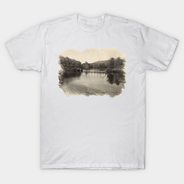 Railroad Bridge T-Shirt by unclejohn